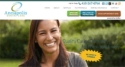 Desktop Screenshot of annapolisdentalcare.com
